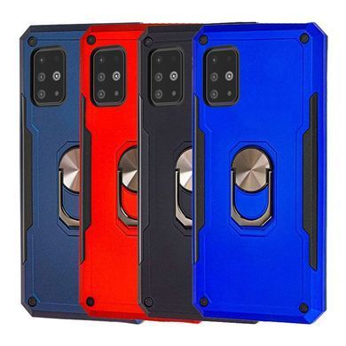 Защитный чехол Kvadro Ring для Samsung A715F Galaxy A71 2020 Черный