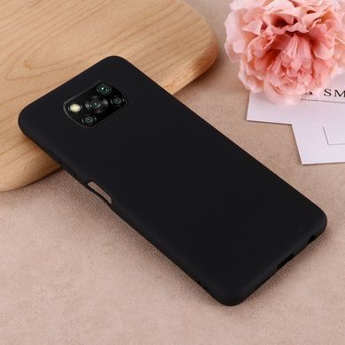 Защитный чехол Liquid Case Full Cover для Xiaomi Poco X3 / X3 NFC / X3 Pro Черный