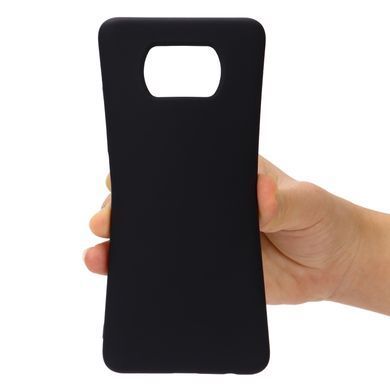 Защитный чехол Liquid Case Full Cover для Xiaomi Poco X3 / X3 NFC / X3 Pro Черный