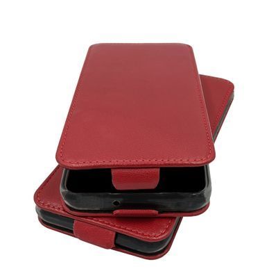 Чехол из натуральной кожи Genuine Leather Flip для Sony Xperia M2 / M2 Dual / M2 Aqua Красный