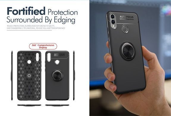 Захисний чохол Color Ring для Huawei Honor 8C Чорний