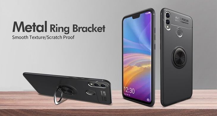 Захисний чохол Color Ring для Huawei Honor 8C Чорний