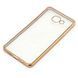 TPU чехол Electro-plating для Samsung A320F Galaxy A3 2017 Золотистый