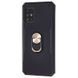 Защитный чехол Kvadro Ring для Samsung A715F Galaxy A71 2020 Черный