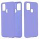 Защитный чехол Liquid Case Full Cover для Samsung M315F Galaxy M31 Сиреневый