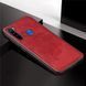 Защитный чехол Textile Decor для Xiaomi Redmi Note 8 / Note 8 2021 Красный