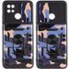 Защитный чехол Camo Ring Lock для Xiaomi Redmi 9C / Redmi 10A Фиолетовый