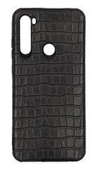 Захисний чохол TPU Croco для Xiaomi Redmi Note 8 / Note 8 2021 Чорний