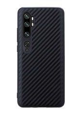 Защитный чехол Carbon TPU для Xiaomi Mi Note 10 Lite Черный