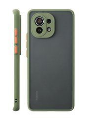 Защитный чехол Сolor Buttons для Xiaomi Mi 11 Lite / Mi 11 Lite 5G / 11 Lite 5G NE Салатовый