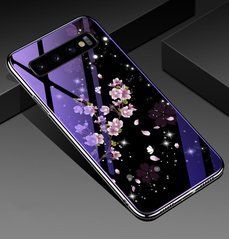 Захисний чохол Fantasy з глянцевими торцями для Samsung G975F Galaxy S10 Plus (цвітіння) Фіолетовий