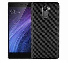 Захисний чохол Carbon TPU для Xiaomi Redmi 4 Чорний