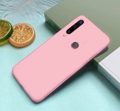 Защитный чехол Liquid Case Full Cover для Huawei Y6p Розовый