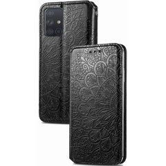Чехол-книжка Flower Book для Samsung A515F Galaxy A51 2020 Черный
