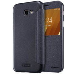 Чохол-книжка Nillkin Sparkle для Samsung A320 Galaxy A3 2017 Чорний