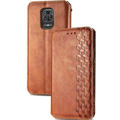 Чохол-книжка Tessero Book для Xiaomi Redmi Note 9 Pro / Redmi Note 9S / Redmi Note 9 Pro Max Коричневий