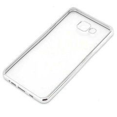 TPU чехол Electro-plating для Samsung A320F Galaxy A3 2017 Серебристый