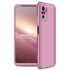 Захисний чохол GKK Full 360 для Xiaomi Redmi Note 10 / Redmi Note 10S / Poco M5s Рожевий
