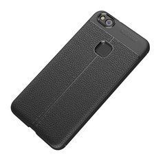 Захисний чохол Leather для Huawei P10 Lite Чорний