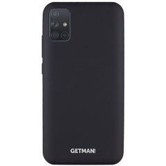 Защитный чехол Liquid Full Magnet для Samsung A715F Galaxy A71 2020 Черный