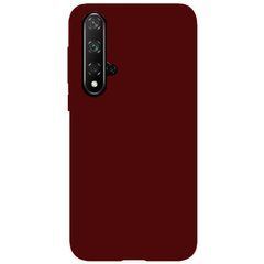 Защитный чехол TPU Softon для Huawei Honor 20 / Nova 5T Бордовый