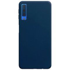 Защитный чехол TPU Softon для Samsung A750 Galaxy A7 2018 Dark Blue