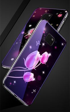 Защитный чехол Fantasy с глянцевыми торцами для Huawei Mate 20 Pro (луна) Голубой