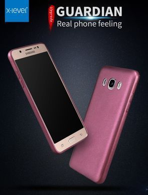 Захисний чохол X-level Guardian для Samsung J510H Galaxy J5 2016 Бордовий