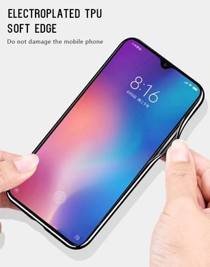 Защитный чехол Fantasy с глянцевыми торцами для Xiaomi Mi A3 / Mi CC9e (тюльпаны) Розовый