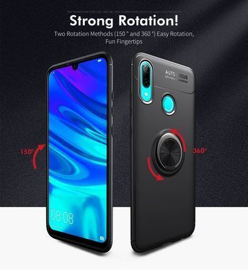 Защитный чехол Color Ring для Huawei Honor 10 Lite Черный