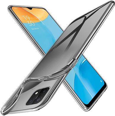 TPU чохол Strong Clear 0,5mm для Oppo A15 / A15s Прозорий