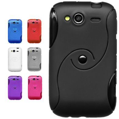 Чохол TPU S-line для HTC Wildfire S Білий