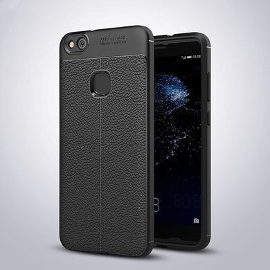 Захисний чохол Leather для Huawei P10 Lite Чорний