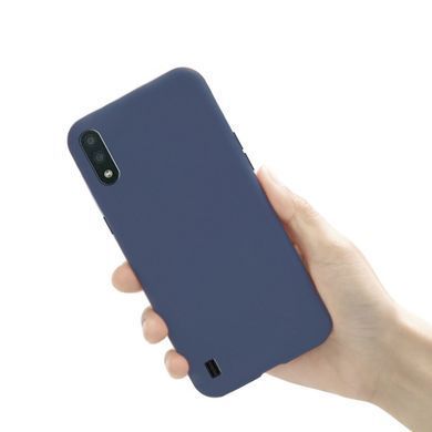 Защитный чехол Liquid Case Full Cover для Samsung A015F Galaxy A01 Синий