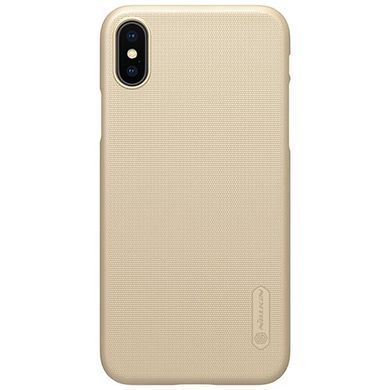 Защитный чехол Nillkin Frosted Shield для iPhone 10 (X) / iPhone XS Золотистый