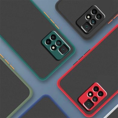 Защитный чехол Сolor Buttons для Xiaomi Poco M4 Pro 5G Черный