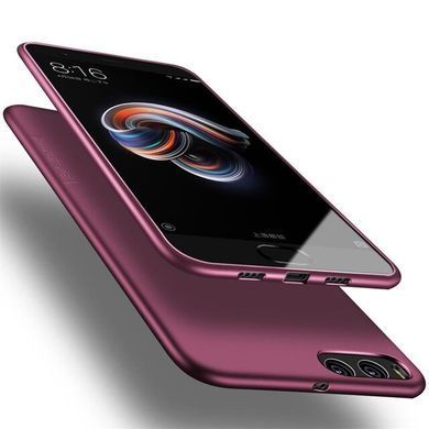 Защитный чехол X-level Guardian для Xiaomi Mi note 3 Бордовый