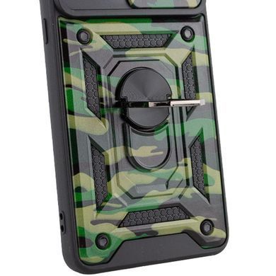 Захисний чохол Camo Ring Lock для Xiaomi Redmi A1 / Redmi A2 Зелений