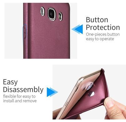 Захисний чохол X-level Guardian для Samsung J510H Galaxy J5 2016 Бордовий