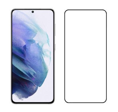 Защитное стекло Ceramic для Samsung Galaxy S21 Черный
