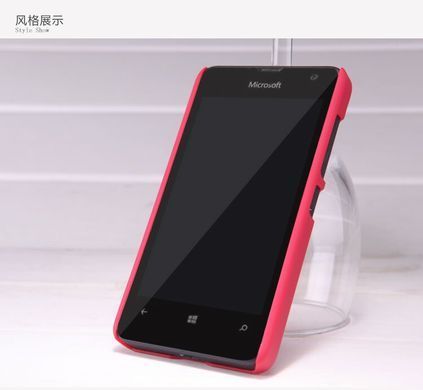 Захисний чохол Nillkin Frosted Shield для Microsoft Lumia 430 Червоний