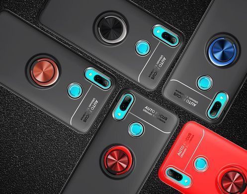 Защитный чехол Color Ring для Huawei Honor 10 Lite Черный