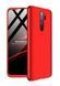 Захисний чохол GKK Full 360 для Xiaomi Redmi Note 8 Pro Червоний