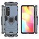 Защитный чехол Strong Guard Ring для Xiaomi Mi Note 10 Lite Navy