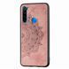Защитный чехол Textile Decor для Xiaomi Redmi Note 8 / Note 8 2021 Розовый