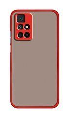 Защитный чехол Сolor Buttons для Xiaomi Poco M4 Pro 5G Красный