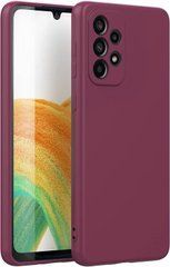 Захисний чохол Liquid Case Full Camera для Samsung Galaxy A33 5G Малиновий