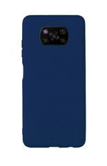 Защитный чехол Liquid Case Full Cover для Xiaomi Poco X3 / X3 NFC / X3 Pro Dark Blue