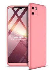 Защитный чехол GKK Full 360 для Realme C11 Розовый