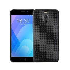 Защитный чехол Carbon TPU для Meizu M6 Note Черный